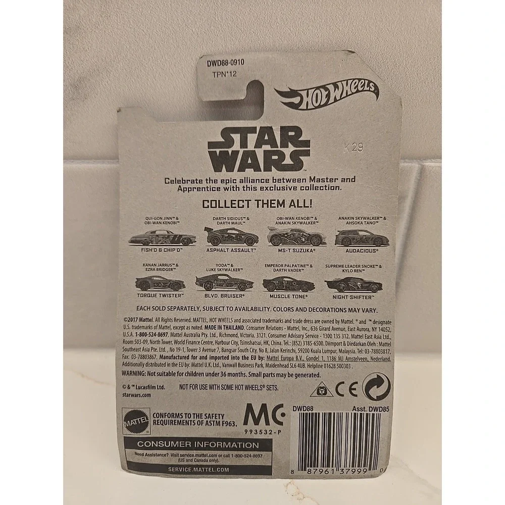 2017 Hot Wheels Star Wars Fish D'‎ and Chip D' 1/8